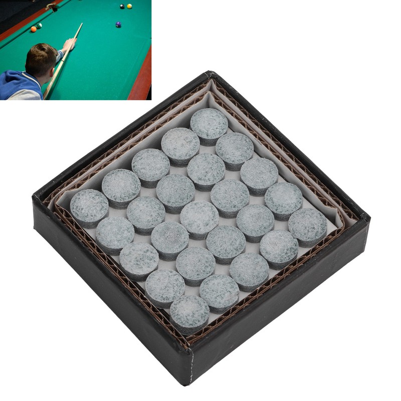 50Pcs Billiard Pool Cue Tips Cue Pool Stick Replacement Tips