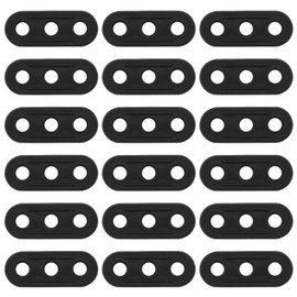 VGOL 30PCS 3 Holes Rope Tensioner Cord Adjuster Plastic Tent Rope Fastener for Camping Hiking Picnic Tent Shade Tarp Canopy Outdoor Activities 4mm Hole Diameter