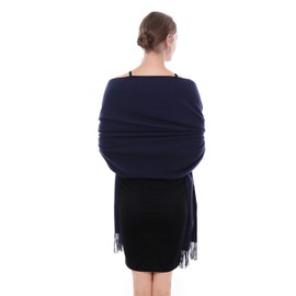 SWAT PANY Scarf Pashmina Scarves Scarves for Women Winter Scarf Stole Women's Festive Warm, navy blue