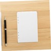 Gatuida 25pcs Binder Divider Tabs Loose Leaf Inserts with Removable