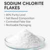 Sodium Chlorite Flakes, 80% Tech Grade -1000g 1 Kg Clorito