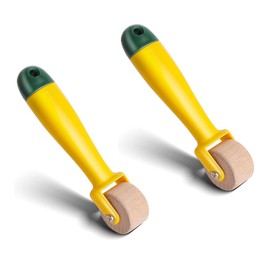 2PCS Seam Roll & Press Roller, Wallpaper Roller Sewing Roller Quilting Press Roll Handmade Tool Home Decoration Sewing Notions Pressing Wheel