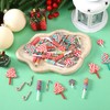 Giegxin 60 Pcs Mini Christmas Fake Candy Canes for Crafts