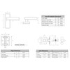 HANDLEZONE® Lobo Internal Door Handle Pack, Complete with Lever Handles