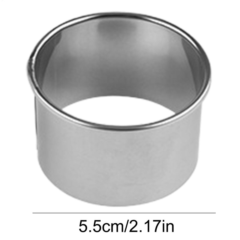 Round Cookie Cutter | Stainless Steel Donut Cutter Ring Molds,Professional