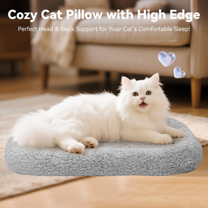 Billionchains Cat Bed Washable Indoor Cat Cushion Bed, Soft and