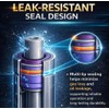 Qty(2) QiMox Rear Window Glass Lift Supports Shock Struts Compatible