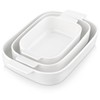 MALACASA Casserole Dishes for Oven, Ceramic Baking Dishes Set of