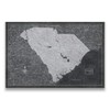 Conquest Maps Push Pin South Carolina Map Board - With