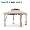 JANCANOPY Canopy Cover Compatible with ABC 13x13 Pop Up Gazebo