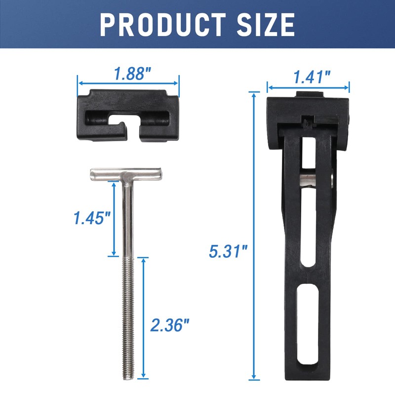DICMIC Truck Tonneau Cover Replacement and Accessories Part Kit for
