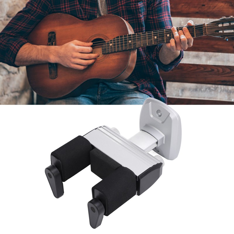 Automatic Lock Guitar Wall Mount Hanger Gravity Lock Instrument Hanger