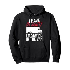 Funny I'm Staying In Tha Van Phasmophobia Gift For Women Men Pullover Hoodie, black