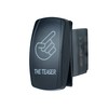 STVMotorsports Laser Backlit Orange Rocker Switch The Teaser 20A 12V