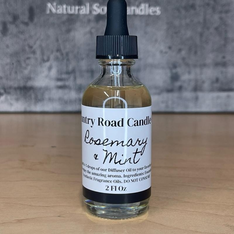 2oz Aroma Scented Diffuser Oil for Home Fragrance:_Rosemary & Mint