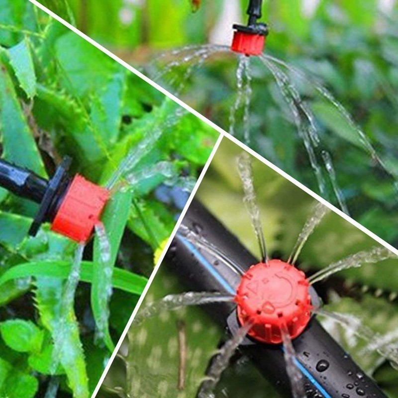 ZoneYan Anti-clogging dropper, Gardena adjustable sprinkler heads, micro-drip system, adjustable