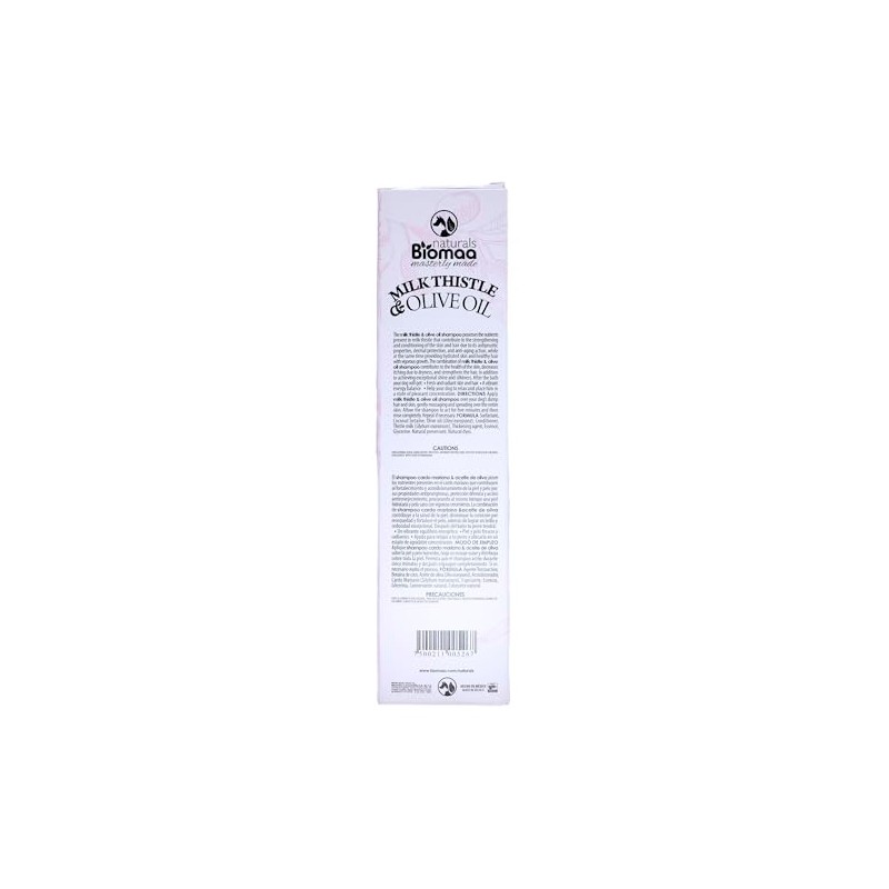 BIOMAA Shampoo Natural´ s Cardo Mariano y Aceite de Oliva