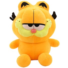 The Cat Plush Dolls Gifts Toys Plush Pillows Boys Girls Yellow Cat Animal Cartoon Figures (25 cm)