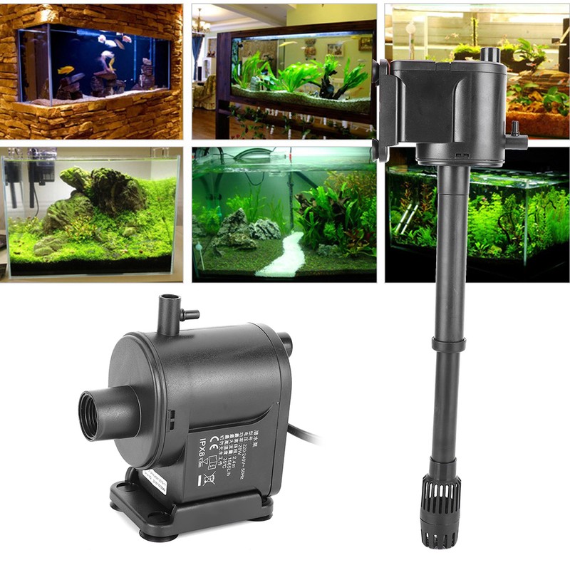 3 in 1 Submersible Filter Pump Oxygen Aeration Water Fountain