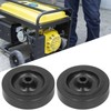 2Pcs Rubber Wheel 5kw-6.5kw Gasoline Engine Generator Mute Wheels Replacement