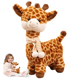 Mineup Giraffe Cuddly Toy, 30 cm Plush Toy, Giraffe, Cute Cuddly Toy, Soft Toy Doll, Plush Toy Doll, Large Plush Toy Giraffe, Birthday Gift for Children, Boys and Girls
