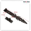 KOTARBAU® Shutter Hinge Wrought Iron with Brackets 400 mm Door