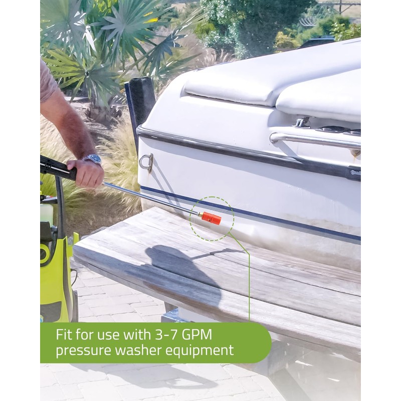 Quwfesudy Adjustable Pressure Washer Nozzle Tip - Fit for Pressure