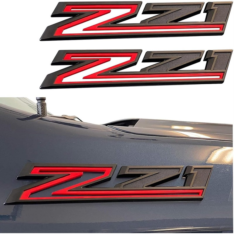 4PC Set for Silverado Plus Z71 RST Emblems 3D Badges