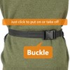 Alaoo Short Gardener Apron, Front Tie Apron with 5 Pockets,