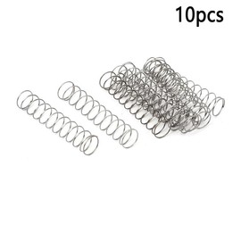 MACHSWON Compression Spring for Electronics Home Appliances Furniture Machinery Stainless Steel Compressed Spring 0.4mm Wire Dia, 8mm OD, 40mm Free Length 10pcs