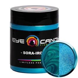 Eye Candy Premium Mica Powder Pigment “Sora-IRO Blue” (25g) Multipurpose DIY Arts and Crafts Additive | Woodworking, Epoxy, Resin, Paint, Soap, Nail Polish, Lip Balm (Sora-IRO Blue, 25G)