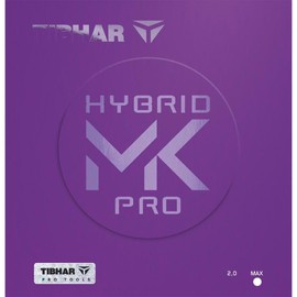 TIBHAR Table Tennis Rubber Hybrid MK PRO (2.0 Black)