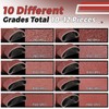 STEBRUAM Pack of 12 Sanding Belts 100 x 610 Grit