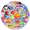 Cute Little Monster Stickers for Water Bottle,50 PCS Monster Cute