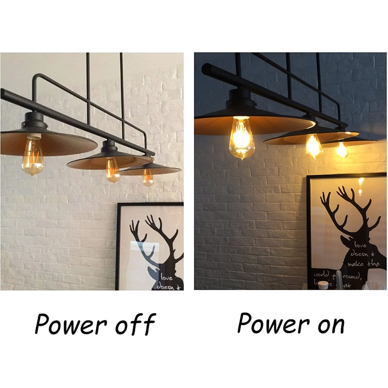 ASOKO LED Dimmable Vintage Edison Led Bulbs 6W Antique Style,
