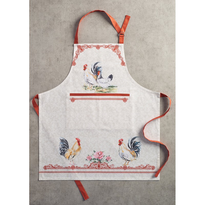 Maison d' Hermine Apron 100% Cotton 1 Piece Adjustable Neck