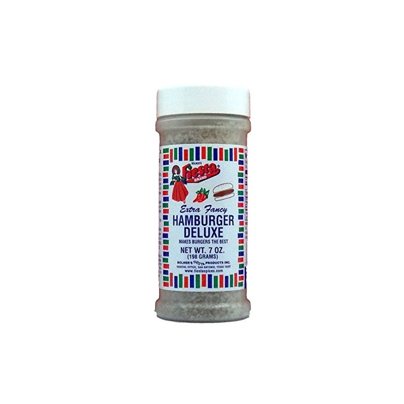 Bolner's Fiesta Hamburger Deluxe Seasoning, 7 Ounces