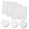 BIUDECO 3pcs Eyelash Practice Tray for Lash Extensions Beauty Face