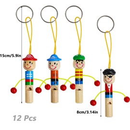 Prmape Pack of 12 Mini Wooden Maracas, Maracas Wooden Children, 12 cm Rattle Wooden Musical Instrument, Wooden Rattles for Children, Parties and Schools