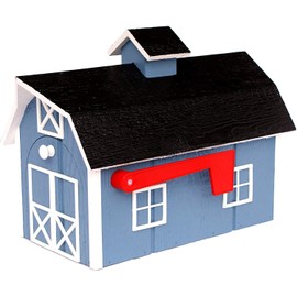 AmishToyBox.com AmishToyBox.co - Country Blue with White Trim