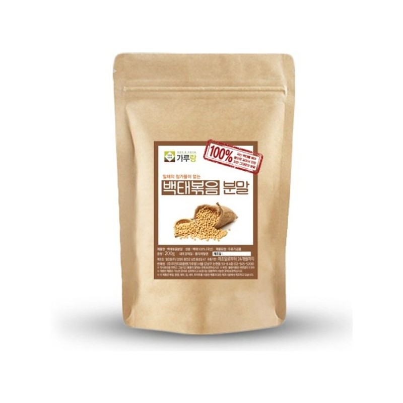국산 1 가루랑v 백태분말 볶음 200g Domestic 1 Powdered White
