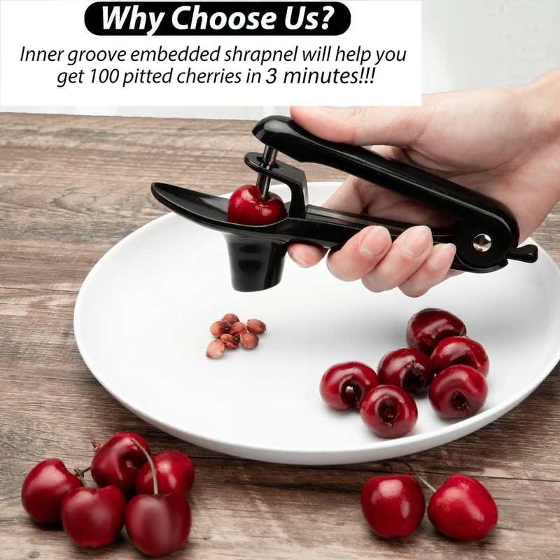 Cherry Pitter - Ordekcity Stainless Steel Cherries Corer Pitter Tool