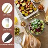 sourcing map 12 Pcs Pickle Fork, 5.2 Inch Olive Fork