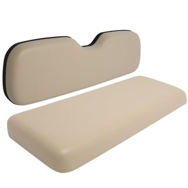 ILVGOLF Universal Golf Cart Rear Flip Seat Replacement Cushions for EZGO, for Club Car, for Yamaha, Buff