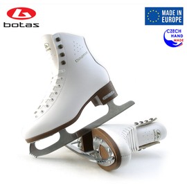 Botas - Classic Cuff/Figure Ice Skates for Girls, Kids/Color: White, Size: Adult 10.5
