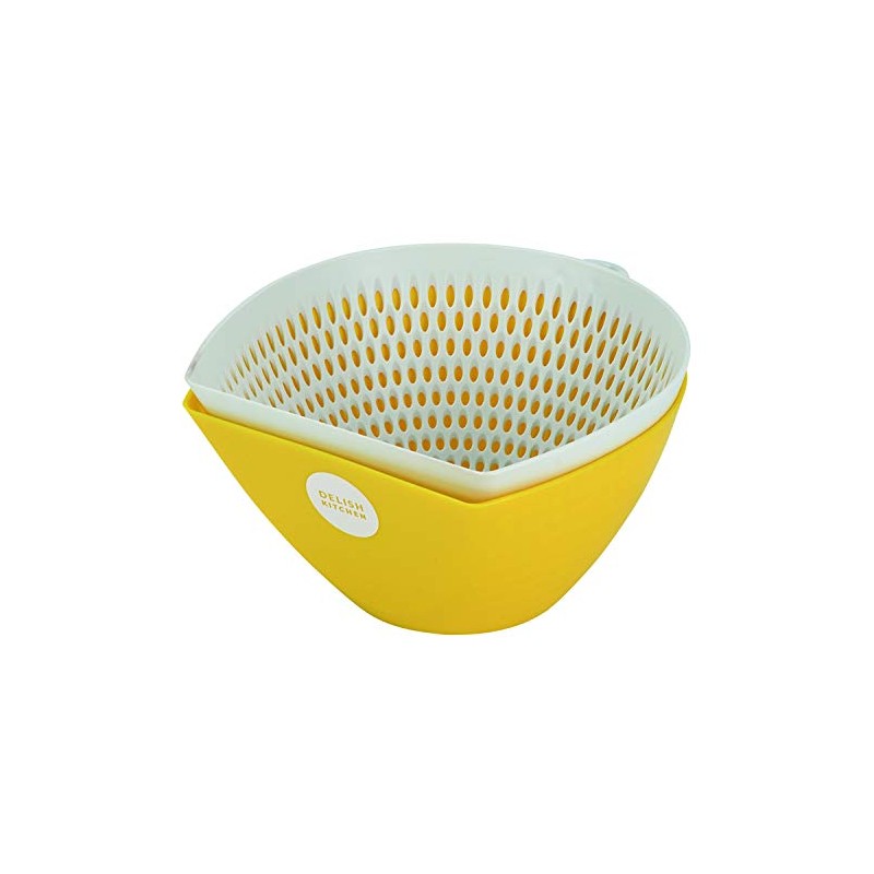 PEARL METAL DELISH KITCHEN Pearl Metal Chilitori Colander Bowl, Large,