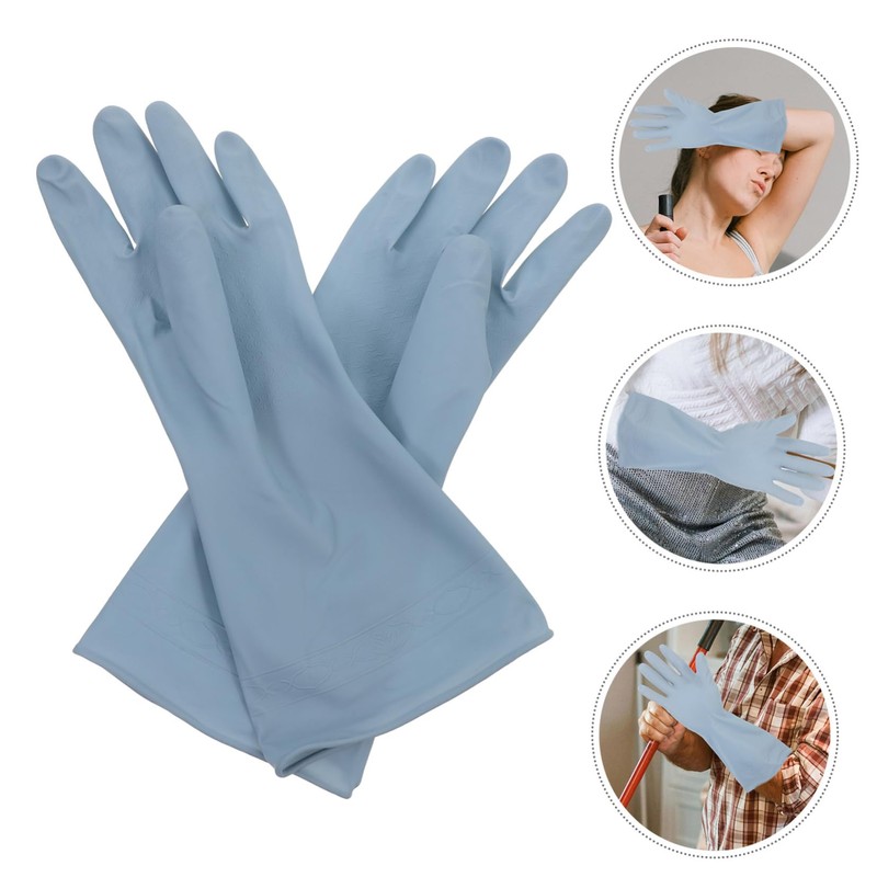 Gatuida 3Pairs Dishwashing Gloves for Kitchen Use Non Slip Household