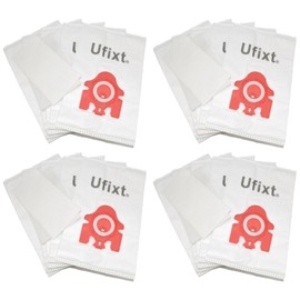 Ufixt Pack Of 20 Fits Miele S4212, S4212 Plus, S4221, S4260, S4281, S4510, S4511 and S4711 Vacuum Bags Type FJM + Filters