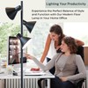LIGHTACCENTS Black Tree Floor Lamp with 3 Adjustable Lights –