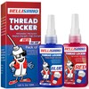 Thread Lock Blue and Red, Medium and Strong Strength Threadlocker,